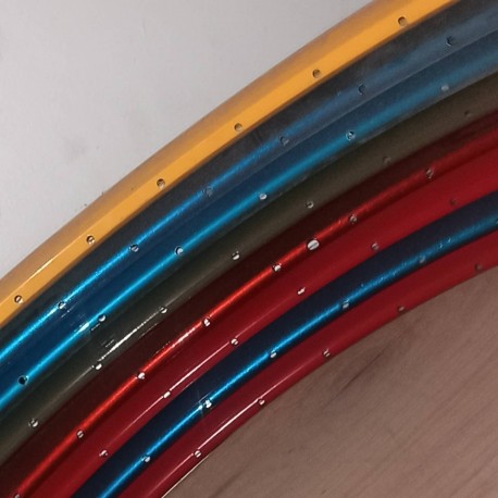 Aro Clincher Rodado 28 Doble Pared Aluminio Pintado 36 Agujeros
