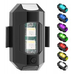 Luz para casco recargable usb multicolor LIQUIDACIÓN
