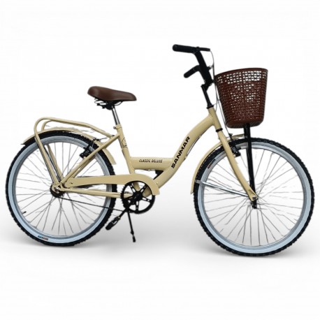 Bicicleta rodado 26 con canasto marca Sanmar LIQUIDACIÓN