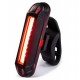 Luz recargable USB dual roja y blanca LIQUIDACIÓN