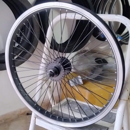 Juego de ruedas armadas R20 reforzadas LIQUIDACION
