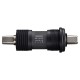 1 Caja Pedalera Shimano BB-UN100 123 mm LIQUIDACION