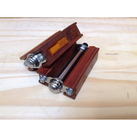 Pedales de madera estilo vintage con rosca 9/16 LIQUIDACIÓN