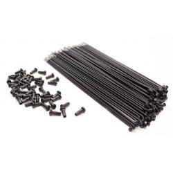 Rayos negros para bicicleta