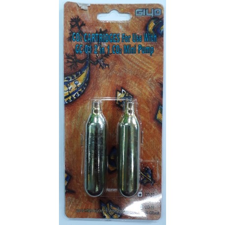 Carga CO2 de 12g marca Giyo LIQUIDACIÓN
