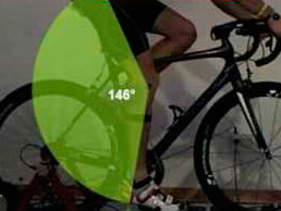 Flexión correcta en ciclismo
