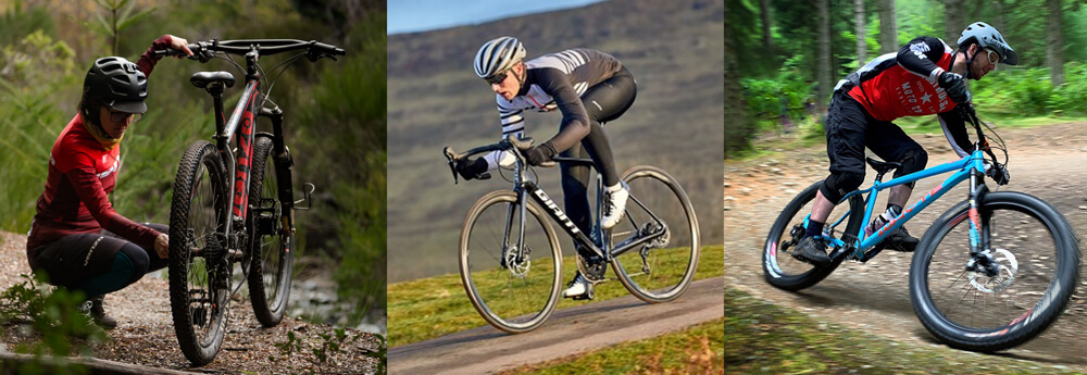 Gravel mtb road